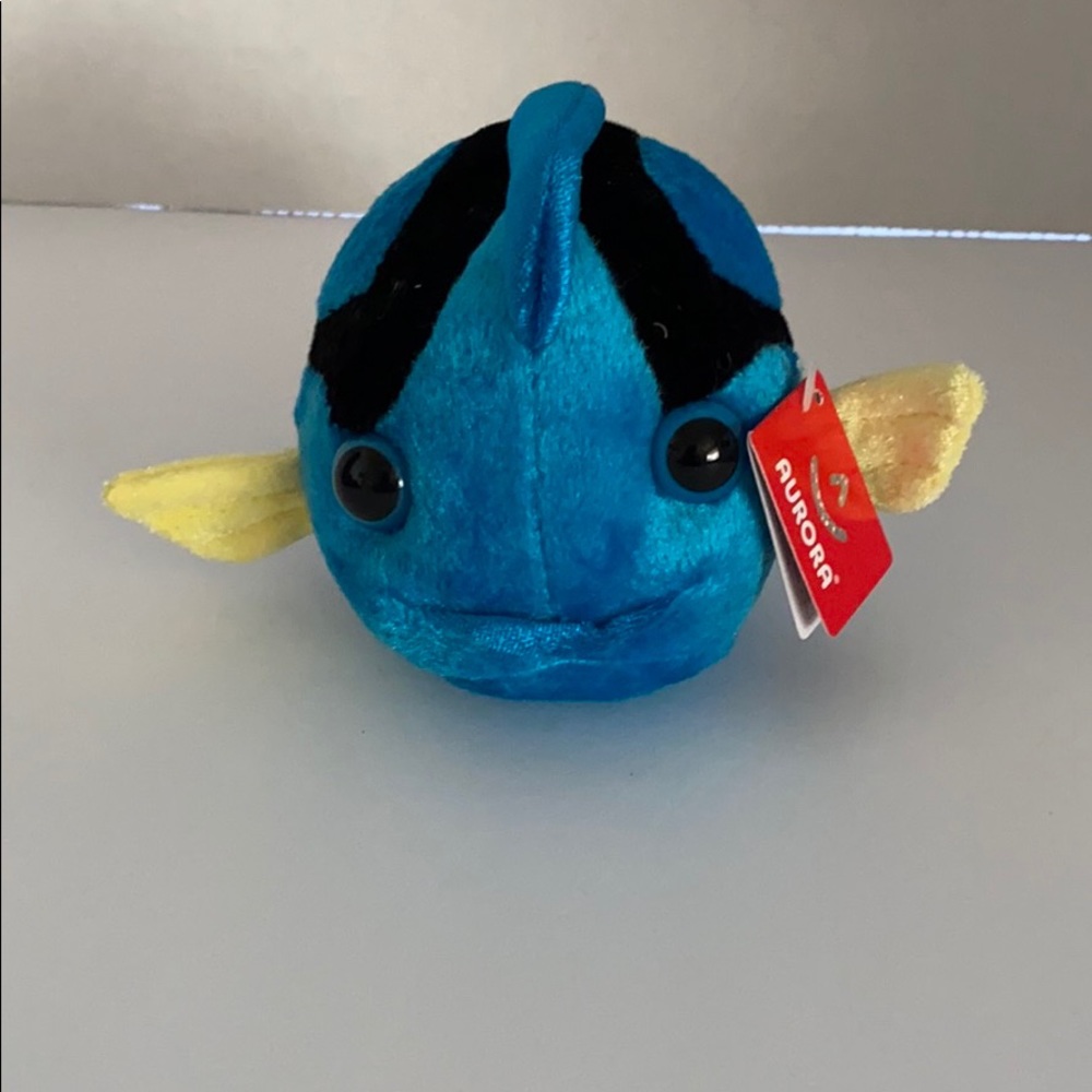 NEW! Aurora Blue Tang Fish Stuffed Animal (small)